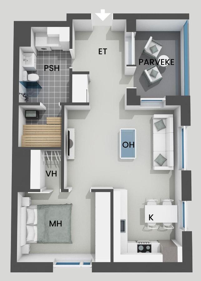 "Kanava" - New 1Br Apartment With Sauna, Balcony & Views, Hosted By 2Ndhomes 坦佩雷 外观 照片